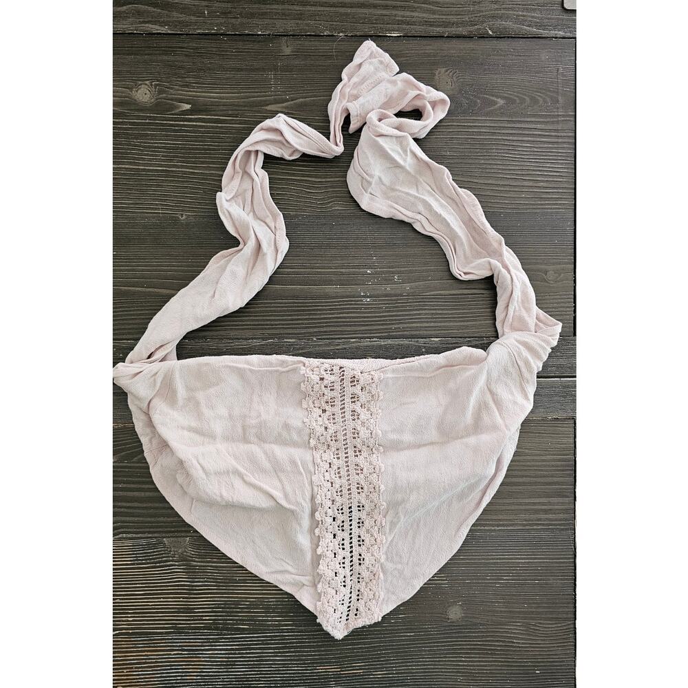 Ocean Drive Crochet Handkerchief Halter | Cream | Size S